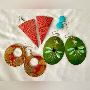 Colorful Handmade Earrings Set